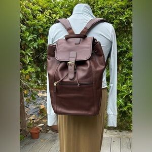 New 90s Vintage Coach XL Classic travel backpack Weekender unisex rucksack